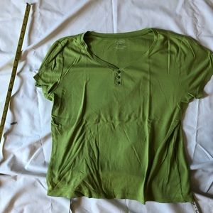 Talbots green t shirt